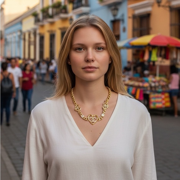 Chanel CC Choker - EUC Comes With Box - Picture 2 of 8